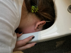 gut-you-like-a-fish: Dumb little cunts have some uses, cleaning the toilet with MAC lipstick on is one of them @subgirl25 