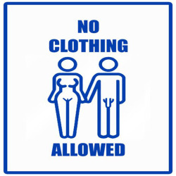 benudetoday:  No Clothing AllowedNo Clothing