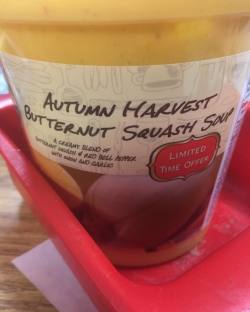 This soup is the truth !!! Omg I wanna go hide somewhere while I eat it lol -rubbing my belly- #safeway @safeway  #butternutsquashsoup #dmv #baltimore #photosbyphelps