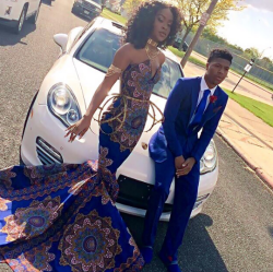 this-is-life-actually:  This teen slayed a prom dress made from an African fabric that her teacher called ‘tacky’ When her white teacher told her that an Ankara-print gown wasn’t suitable for prom, Makayla Zanders didn’t get mad — she just