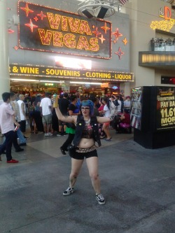 Nodovesflyhere absolutely reveling in the Vegas experience