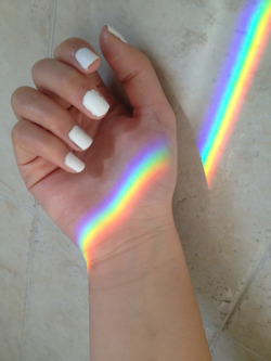 cooknut:  you fucknut, why the fuck couldn’t you take 5 fucking minutes before taking this photo to fix your fucking nail polish. its poorly done you poo blizzard. idk if its some pretty rainbow hipster shit but to me its looks fucking dumb you shitty