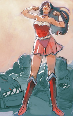 thecomicartblog:  Wonder Woman by Joel Jurion 