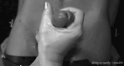 goonparadise:  naughtywifensubhubby: slightlydeviant:   “Mmmmmm, Look at it, so huge, aching and glistening from all that precum” whispered Mistress Alexandra as she watched the au pair massage his cock like a pro,  “It feel so much better when