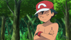 th3dm0n:Ash Ketchum - Enjoying the BreezeOriginal Artwork (Screenshot) is from the Pokemon X&amp;Y Anime Series, Episode “Ugomeku Mori no Ohrot!”, edited by dm0n.© Names &amp; Characters are Copyrighted by Pokémon/Nintendo.No copyright infringement