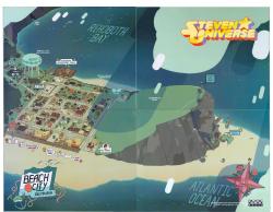 sinweichen:  The official Beach City map, for all your Beachsona needs.But I also suggest using this map only as a rough guideline.  Even the crew themselves often go off model, in order to maintain narrative flow.@jen-iii