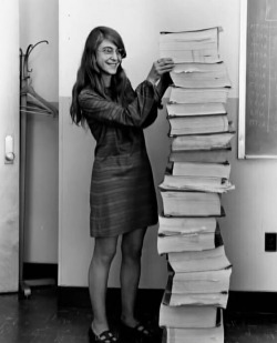 nowonlyghosts:  sixpenceee:  Margaret Hamilton is a computer