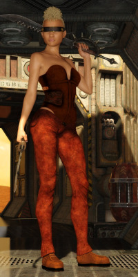   	Wanderer outfit is perfect for your post-apocalyptic artwork.  	   	The boots, pants, bodice and visor have 2 sets of Iray materials.  This awesome outfit was created by Amaranth! Compatible with Daz Studio 4.9 , Genesis 3 Female, and is 30% off until