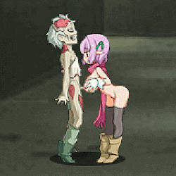 pixel-game-porn:  Busty oppai elf adventurer tit fucking a zombie’s cock in a dungeon. 