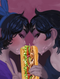 idlecom:  A nice pair of avatars for you and your best friend. Reblog if ou love subways subs and shakes.