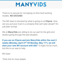 Model sign up page, with my referral code: https://www.manyvids.com/Be-a-MV-Girl/179473