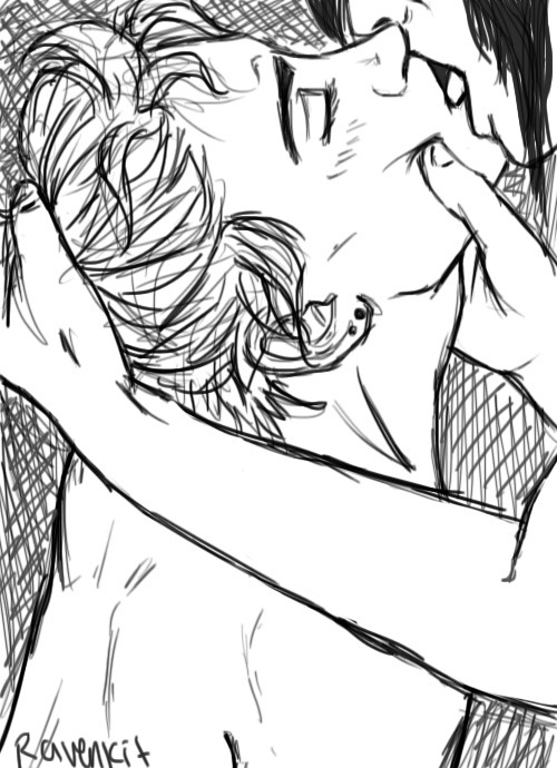 seberu:  kruk-zestaw:  Cain/Abel smooch sketches. (there are more sketches coming