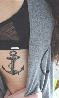 tattooideasbase:  New Post - Anchor Side Tattoo has been published on http://tattooideasbase.com/anchor-side-tattoo-2/ 