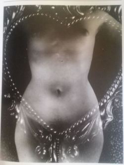 realityayslum:  Clarence John Laughlin  Memento of the Mae West Period, 1940 * Personal photograph from the book The Naked Eye: Great Photographs of the Nude (selected and introduced by David Bailey), AMPHOTO, 1987. 