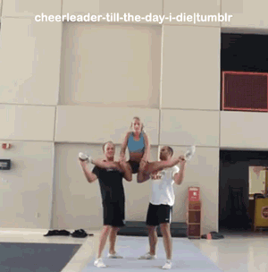 cheerleader-till-the-day-i-die:  OMG OMG my first gif actually works yay GIF is from For the Love of Stunting 2013 Let me know what you think. GIFS are hard work this took a while  ahhh*-*