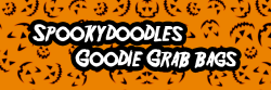 steffydoodles:  I’m doing a special Goodie grab bag event for Halloween. You submit your character, a theme and I will design something special just for you! These are only available weekend streams of 7-8, 14-15, 21-22 &amp; 28-29  Slots will be ส.00