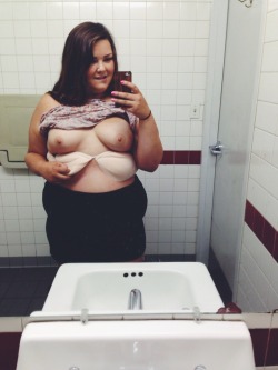 Frisky-Little-Kitten:  My Favorite Thing To Do: Take Nudes In Public Restrooms With