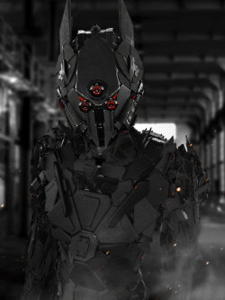 kuudererules:  Phenomenal cyborg Batman CG