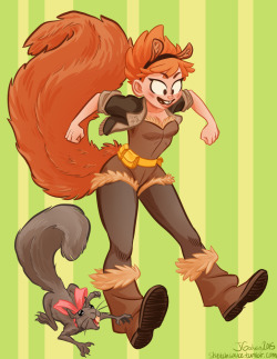 grimphantom:  Yet another way i like to see squirrel girl to be drawn.  &lt;3 &lt;3 &lt;3slbtumblng