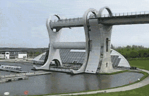 neopetcemetery:  Falkirk Wheel - Falkirk Scotland  The Falkirk Wheel takes about as much energy as it would to boil about 8 kettles of water  