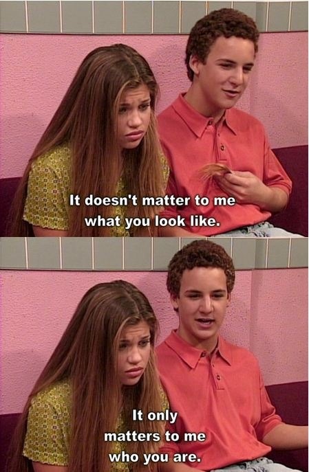 teamtreecko:  bigtimerusharemyangels:  So here’s to Cory Matthews. The one who ruined our realistic expectations in men forever and ever amen  I love him because he’s nowhere near perfect, but he’s so sincere and tries so hard even when he messes