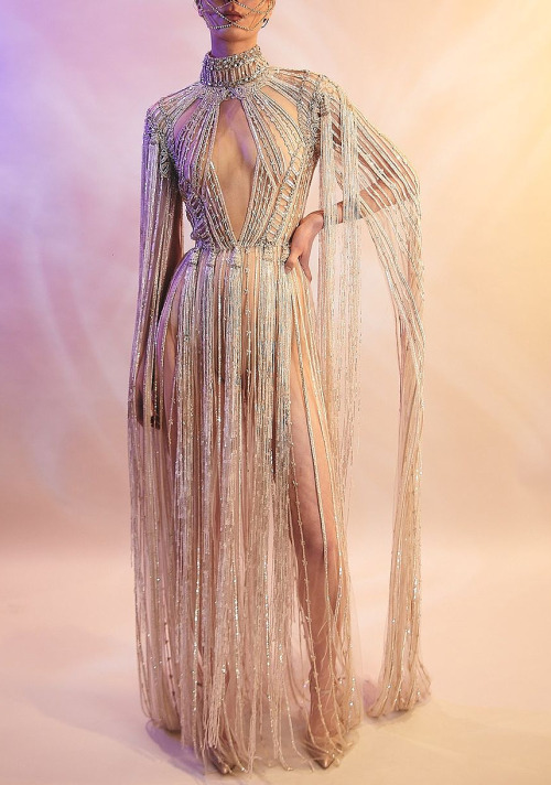 ruched:  Elie Saab Spring 2022 Couture