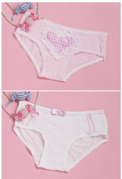 shay-gnar:  nymphetfashion:    Cute Girl Candy baby series underwear     omg these are too cute 