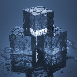 pxlbyte:  Companion Cube Ice Tray ThinkGeek has these on sale for just Ů.49.