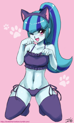 So someone linked a piece of art with Sonata wearing this outfit from behind. I wanted to draw a front version.