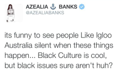 fuckingjupiter:  beautifulblackmen:  Damn.  Um ok, but who’s being racist right there? What’s wrong with a white girl being a rapper? What the hell is this shit. I saw a Ferguson post about white people not understanding how racism feels. But guess