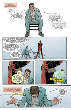 If you want to understand the psychology of Deadpool and the wonders, conceits, grotesqueries, and tragedies of the character, then these three pages will bring you up to speed.Seriously, this is as eloquent and succinct as it gets when it comes to Wade.