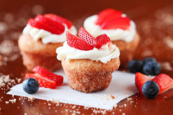  Strawberry Shortcake Doughnut Muffins 