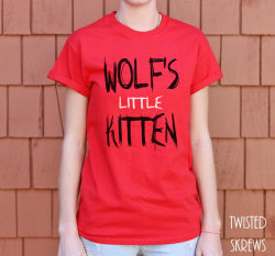 twistedskrews:  Wolf&amp;;s Little Kitten BDSM shirt clothing submissive gift neko Cosplay pet play