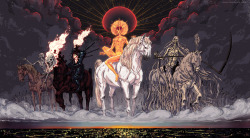  The Four Horsemen of the Apocalypse by korintic 