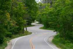 nubbsgalore:  the long and winding road. and by winding, i mean literally the world’s most winding road. which is wisconsin highway 42.  photos by anna lee nemchek cappaert, mark, neil stechschulte and dale swanson 