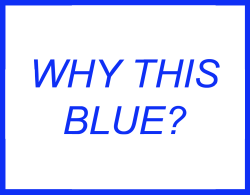 picassomami:  WHY THIS BLUE? 