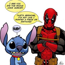 #deadpool #marvel #marvelcomics #stitch #disney
