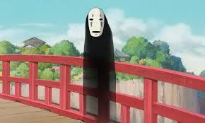 Name: No-Face  Anime: Spirited Away Occupation: Spirit Age: 9999  Abilities: Emotional adaptability, matter ingestion at an alarming rate, invisibility, and some conjuration.  Quote: “Come closer, Sen. What would you like? Just name it.” No-Fa