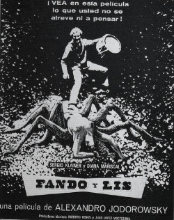 Promotional poster for Alejandro Jordorowsky’s Fando y