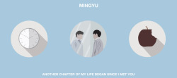 soonrongs:minimalist icons x 2017 SEVENTEEN Project: ↳ mingyu