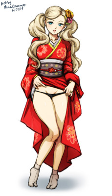 #553 Ann - Royal Kimono (P5)Commission meSupport me on Patreon