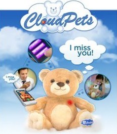 daddyjourney:  dadddys-little-roo:  Calling all Mommies, Daddies, and Caregivers! I just saw a commercial for these! Its called a Cloud Pet! It lets you send audio messages to your little through  the bear! They can even send them back! This would be