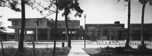 fuckyeahbrutalism:  Rissho University Campus, Kumagaya, Japan, 1965-67 (Fumihiko Maki & Associates)