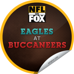      I just unlocked the NFL on Fox 2013: Philadelphia Eagles @ Tampa Bay Buccaneers sticker on GetGlue                      1424 others have also unlocked the NFL on Fox 2013: Philadelphia Eagles @ Tampa Bay Buccaneers sticker on GetGlue.com        