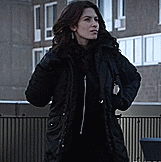 reversatility1:  Shaw’s Coats (Person of Interest)Kind of a companion piece to Root’s leather jackets, I guess :).  The double-breasted peacoat is my favorite, but they all work for me, especially in scenes where Shaw has her swagger.  Well, maybe
