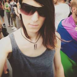 Pride march 2017 ^_^ selfnote walking real life is lot harder than in games&hellip; rip my feets #emo #emogirl #emotrap #trap #tgirl #transsexual #rawr #pride #Pride2017 #pridemonth #pridemarch  #alternative