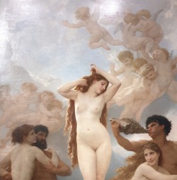 detailedart: Detail : The Birth of Venus (French: La Naissance de Vénus), 1879, by William-Adolphe Bouguereau. | Musée d'Orsay, Paris - personal photos