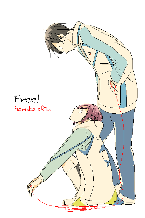 nyanperoona:   Free!by JUSTIS   ※ Permission to upload this picture was given