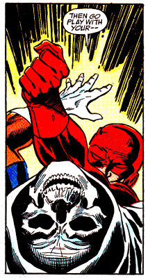 jthenr-comics-vault:  Daredevil vs. Taskmaster by Lee Weeks &amp; Al Williamson Daredevil #293 (June 1991)