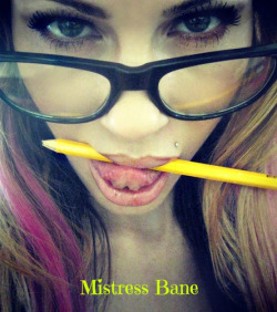 MistressBane reminds us to stay in school. 